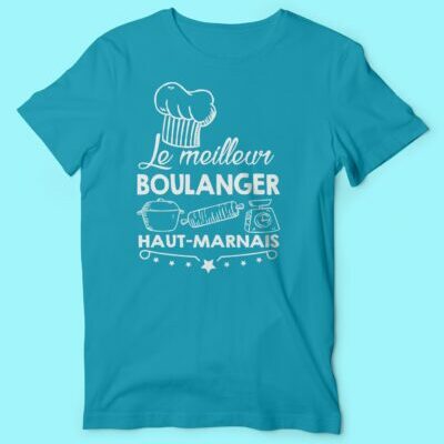 T-shirt Homme "Le Meilleur Boulanger Haut-Marnais"