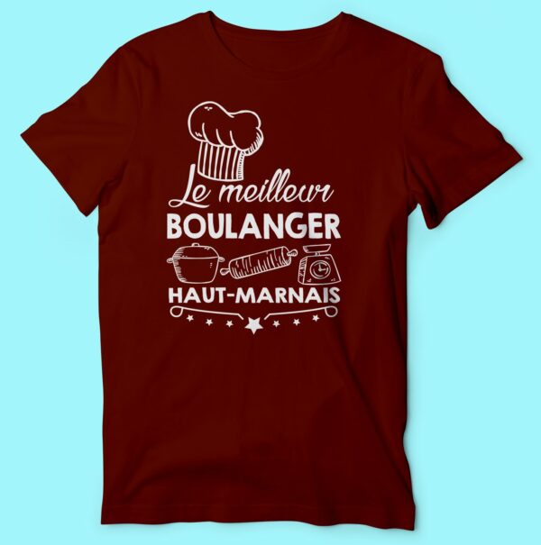 T-shirt "le Meilleur Boulanger Haut-marnais" – Image 2