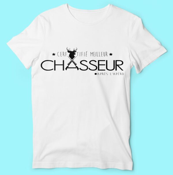 T-shirt "Le meilleur chasseur après l'apéro"