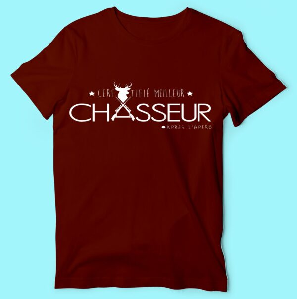T-shirt "Le meilleur chasseur après l'apéro" – Image 2