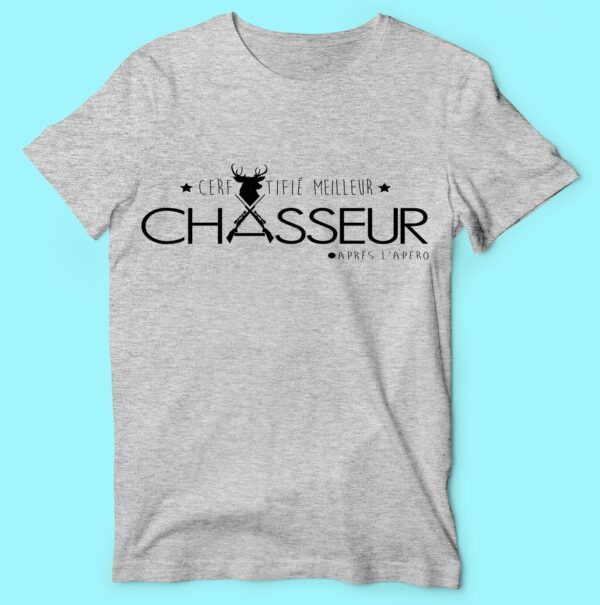 T-shirt "Le meilleur chasseur après l'apéro" – Image 4
