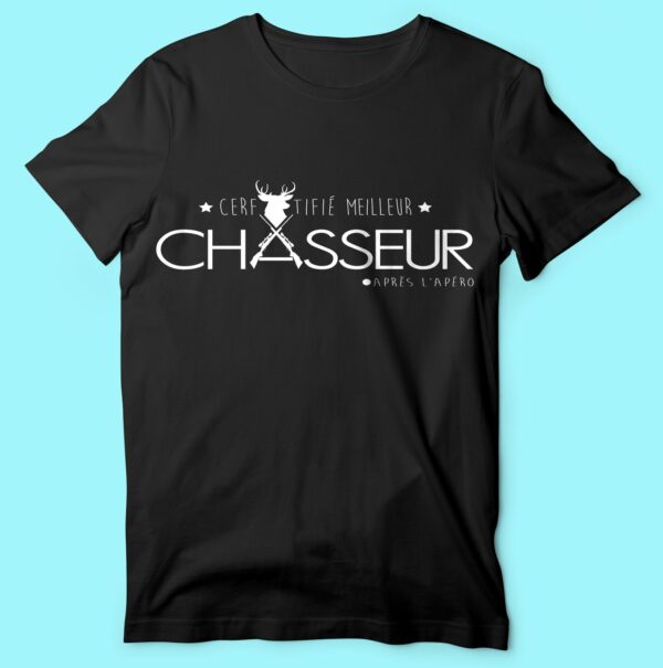 T-shirt "Le meilleur chasseur après l'apéro" – Image 6