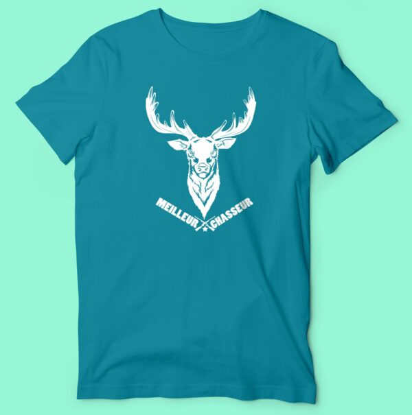T-shirt "Meilleur chasseur" cerf – Image 2