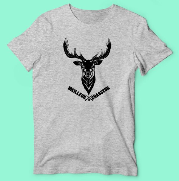 T-shirt "Meilleur chasseur" cerf – Image 4