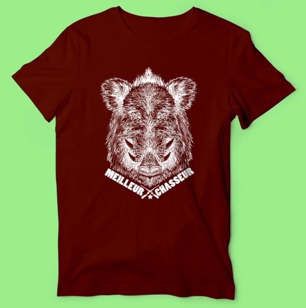 T-shirt "meilleur Chasseur" – Image 3