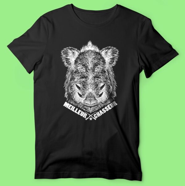 T-shirt "meilleur Chasseur" – Image 5