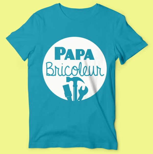 T-shirt  "papa Bricoleur" – Image 2