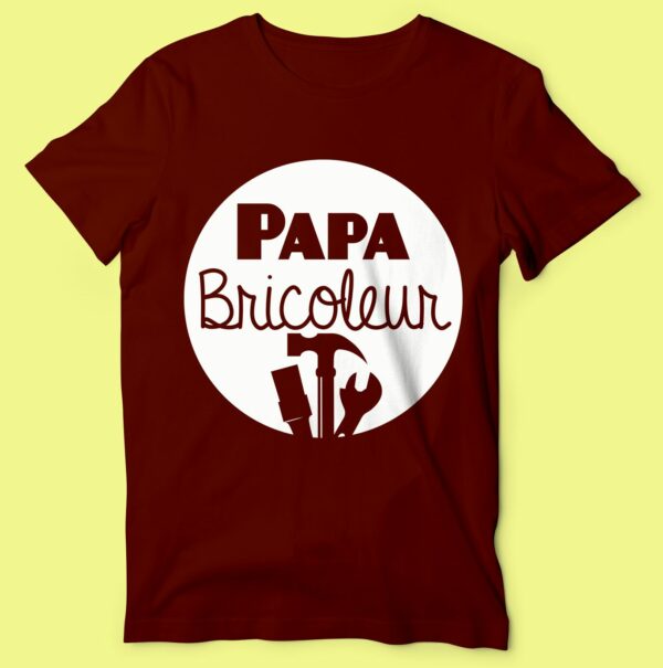 T-shirt  "papa Bricoleur"