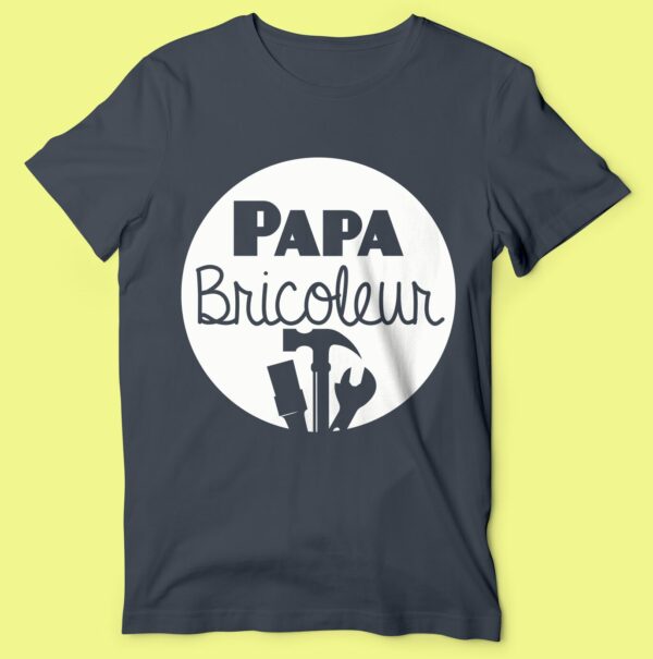 T-shirt  "papa Bricoleur" – Image 5