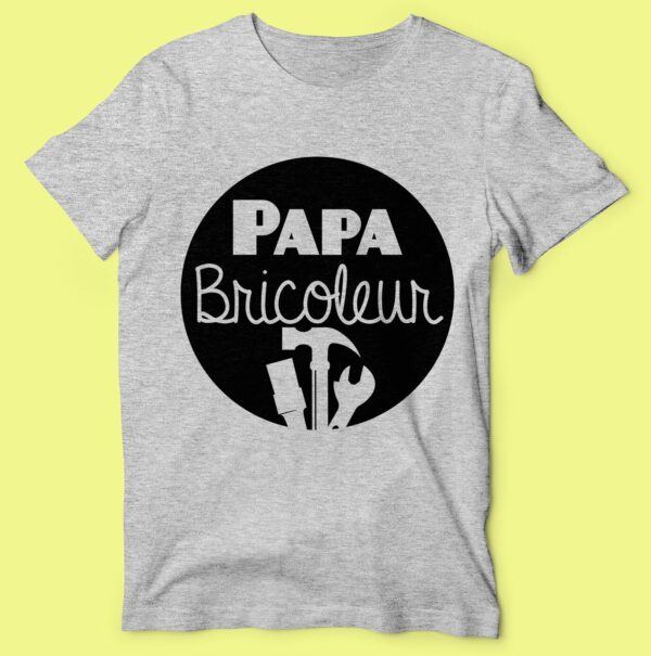 T-shirt  "papa Bricoleur" – Image 4