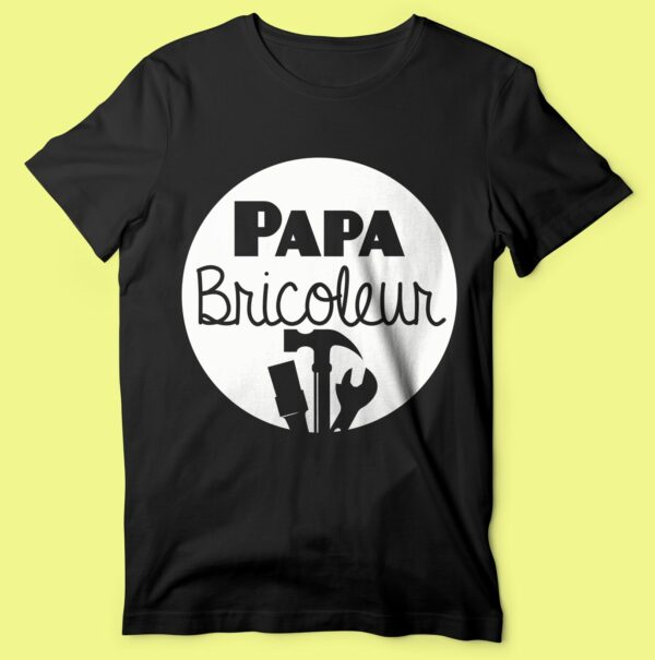 T-shirt  "papa Bricoleur" – Image 6