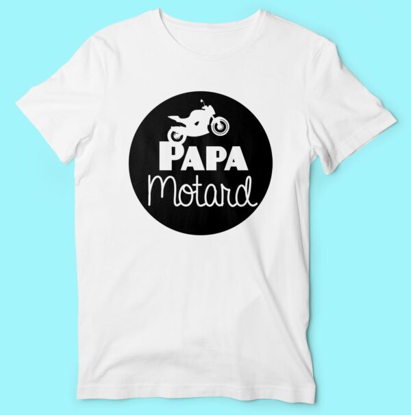 T-shirt  "papa Motard" – Image 3
