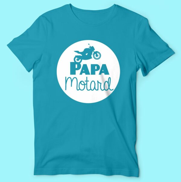 T-shirt  "papa Motard" – Image 2