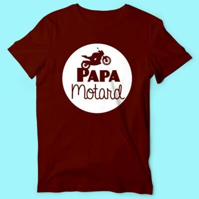 T-shirt Homme "Papa Motard"