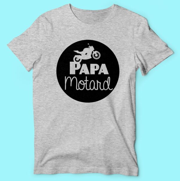 T-shirt  "papa Motard" – Image 4