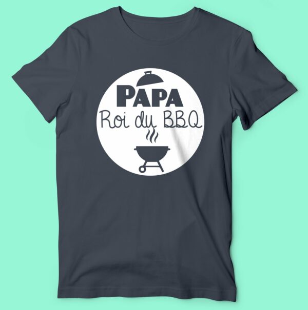 T-shirt  "papa Roi Du BBQ" – Image 5