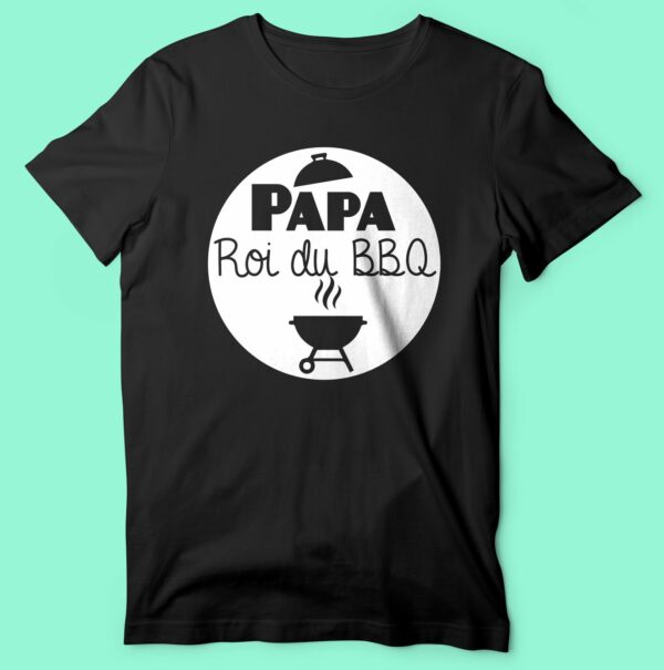 T-shirt  "papa Roi Du BBQ" – Image 6