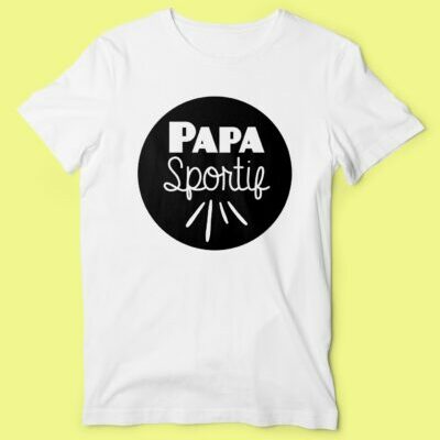 T-shirt Homme "Papa Sportif"