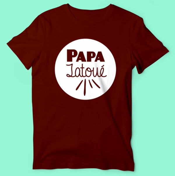 T-shirt  "papa Tatoué" – Image 3