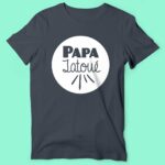 T-shirt Homme "Papa Tatoué" 13 t shirt homme papa tatoue gris anthracite