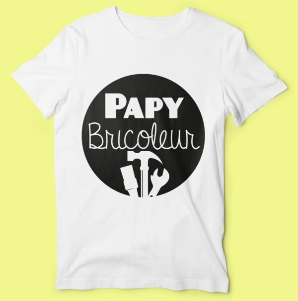 T-shirt "papy Bricoleur" – Image 3