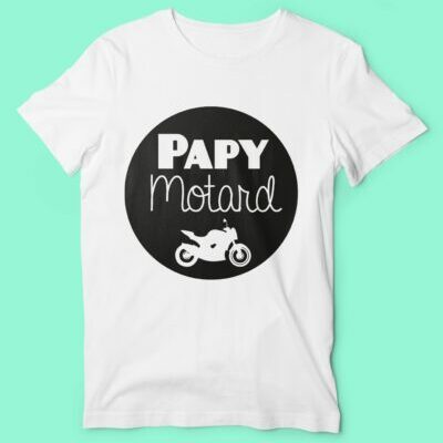 T-shirt Homme "Papy Motard"