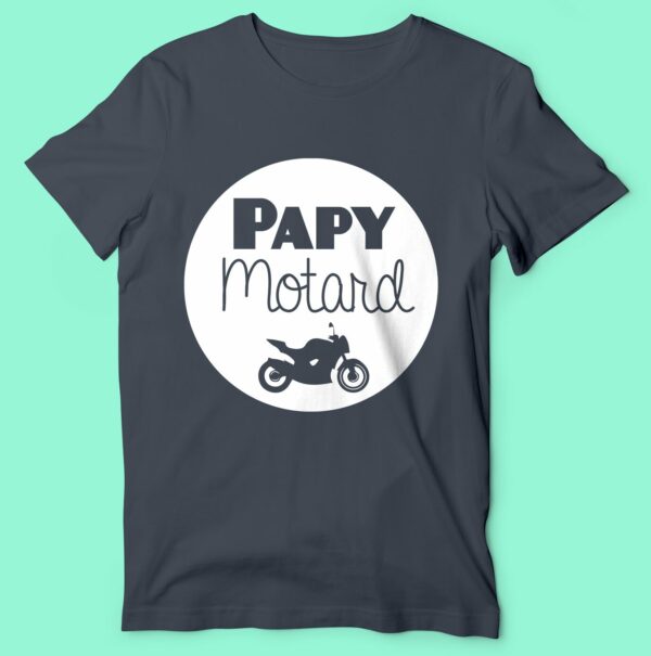 T-shirt "Papy Motard" – Image 3