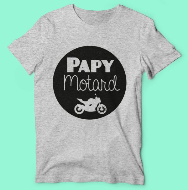 T-shirt "Papy Motard" – Image 2