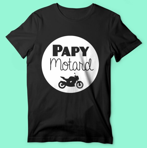 T-shirt "Papy Motard" – Image 6