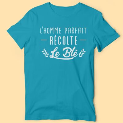 T-shirt Homme "L'homme Parfait Récolte Le Blé"