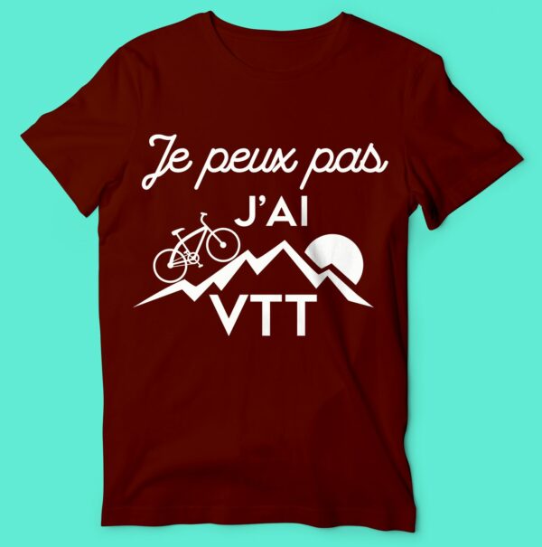 T-shirt "je Peux Pas J'ai Vtt" – Image 3