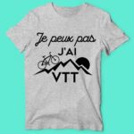 t shirt homme vtt gris chine
