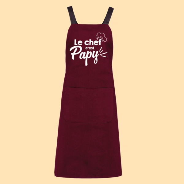 Tablier "Le Chef C'est Papy" 5 Tablier "Le Chef C'est Papy" – Image 3