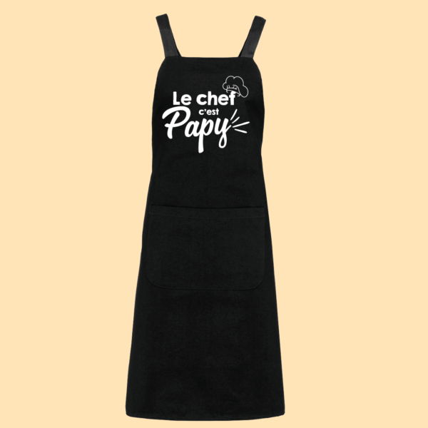 Tablier "Le Chef C'est Papy" 6 Tablier "Le Chef C'est Papy" – Image 4