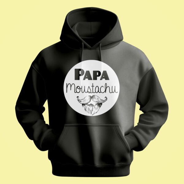 Sweat Homme "Papa Moustachu" – Image 6