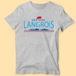 t shirt homme le ptiot langrois gris chine