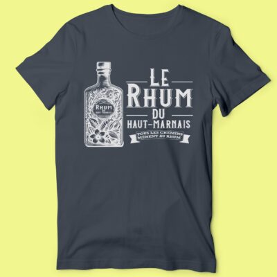 T-shirt Homme "Le Rhum Du Haut-Marnais"