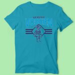 t shirt homme le petit vosgien bleu canard