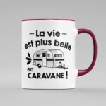 tasse caravane bordeaux