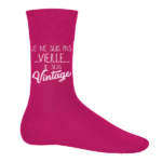 Chaussettes Vintage Femme 7 chaussette femme vintage rose