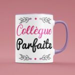 tasse collegue parfaite violet