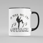 tasse guitare noir