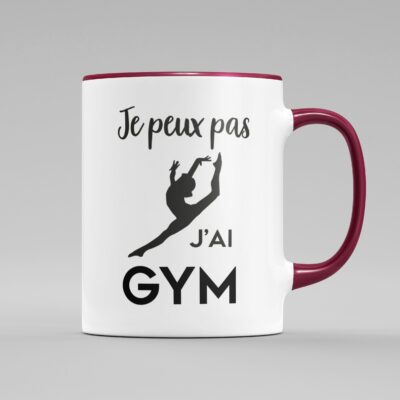 Tasse "Je Peux Pas J'ai Gym" (saut)