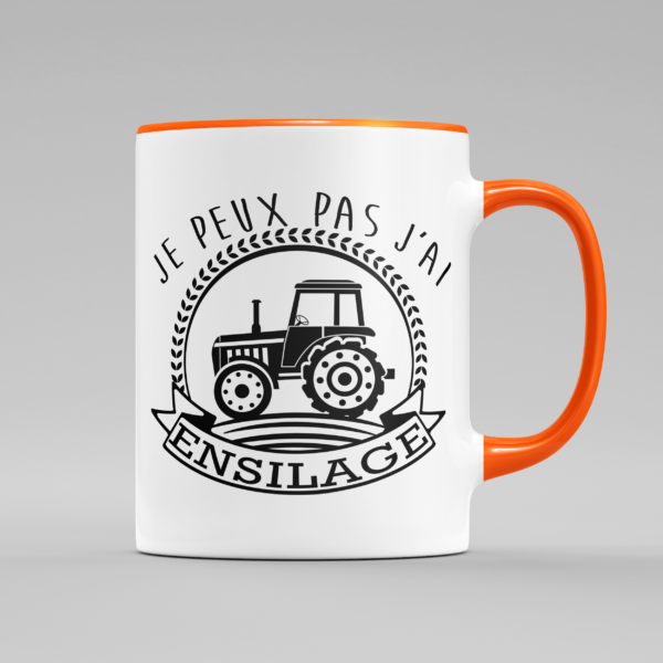 tasse je peux pas jai ensilage orange e1765879155808