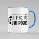 tasse je peux pas jai peche bleu clair