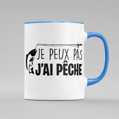 Tasse "Je Peux Pas J'ai Pêche"