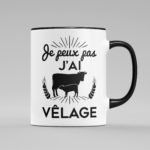 tasse je peux pas jai velage noir