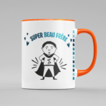 tasse super beau frere orange