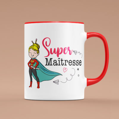Tasse "Super Maîtresse" blonde
