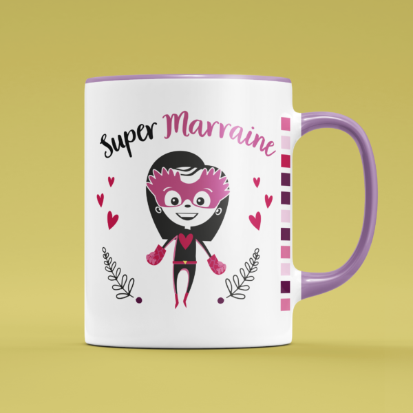 tasse super marraine violet e1766138974144